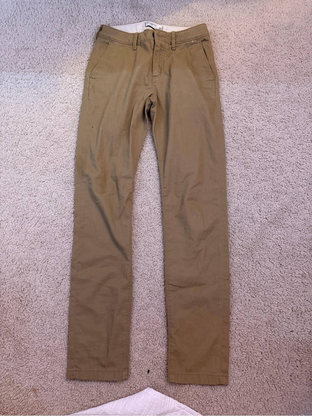 abercrombie kids brown Straight Chino Pants